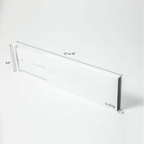 Bamboo Expandable Drawer Dividers – White