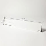Bamboo Expandable Drawer Dividers – White