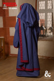 Dungeons & Dragons Wizard Cape Dark Blue/Bordeaux
