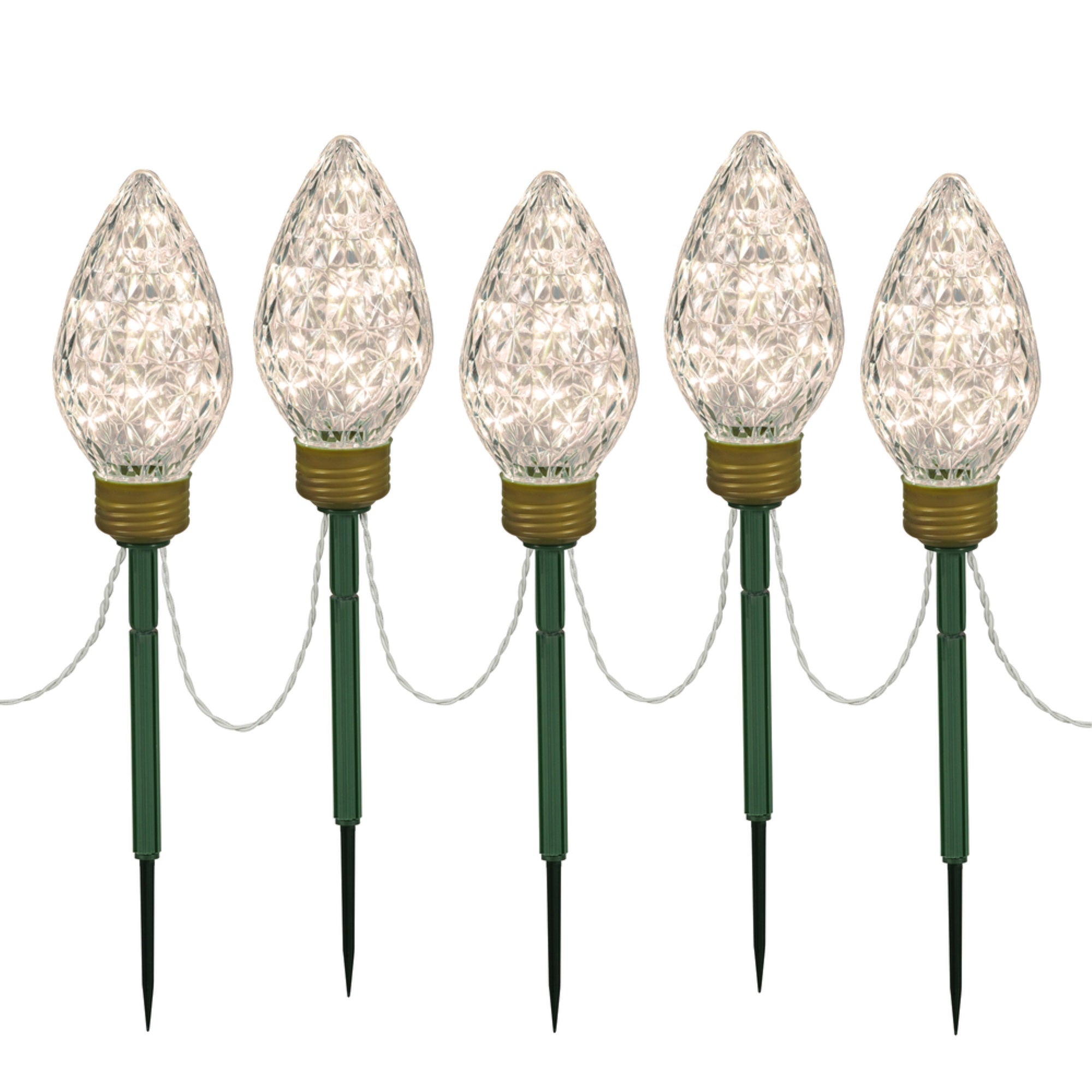 100Lt X 8.5'' Led Wmwti C9 5Pc Stake 24''S