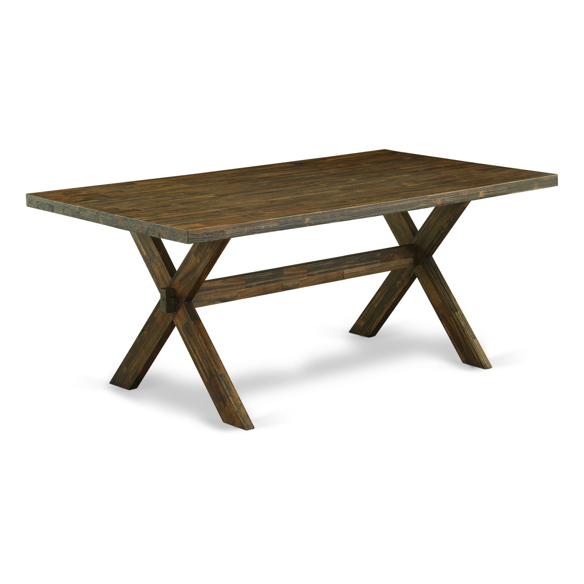 East West Furniture X777Si737-9 9-Pc Kitchen Dining Set- 8 Dining Chair With Limelight Linen Fabric Seat And Button Tufted Chair