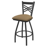 Xl 820 Catalina 36 Swivel Extra Tall Bar Stool With Pewter Finish And Canter Sand Seat