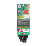 Prox Xc-Cmr6 6 Ft High Performance 3.5Mm 1/8 Mini Trs To Dual Rca-M Unbalanced Y-Cable
