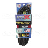 Prox Xc-Dmx15 15 Ft. High Performance Dmx Male 3-Pin To Dmx Female 3-Pin Cable