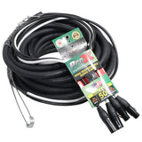 Prox Xc-Dxlr50 50' Ft High Performance Dual Xlr-M To Dual-F Xlr Audio Cable