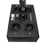 Prox Xc-Sbcat6-4Xm 4 Channel Xlr-M Cat6 Audio/Dmx Portable Snake Box