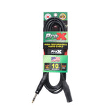 Prox Xc-Sxm10 10 Ft. Balanced Xlr3-M To 1/4 Trs-M High Performance Audio Cable