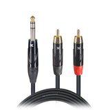 Prox Xc-Syr05 5 Ft. Unbalanced 1/4 Trs-M To Dual Rca-M High Performance Audio Cable