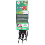 Prox Xc-Sys03 3 Ft. 1/4 Trs-M To Dual 1/4 Trs-M High Performance Audio Cable