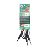 Prox Xc-Sys05 5 Ft. 1/4 Trs-M To Dual 1/4 Trs-M High Performance Audio Cable