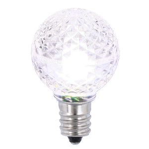 Vickerman G30 Faceted Led Purewht Bulb E12 25/Box - Xledg3P-25