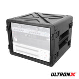 Prox Xm-8U Ultronx Watertight 8U Rack Space Molded Plastic Case - 18'' Depth Front Rail To Rail