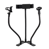 Prox X-Mobitcp20 Mobi Buddy Hands Free Tablet Mobile Device Clip Kit Dj Cellphone Holder Selfie Stick Table Stand Tripod Clamp A