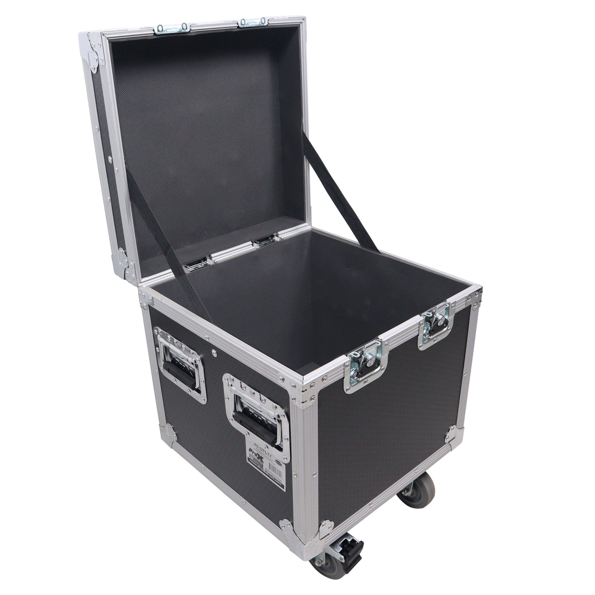 Prox Xs-Utl17 Ata Utility Flight Travel Heavy-Duty Storage Road Case With 4'' In Casters 18''X18''X18' Exterior