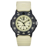 Luminox Original Navy Seal Evo Rubber Strap Beige Dial Quartz DiverS Xs.3010.Evo.S 200M MenS Watch
