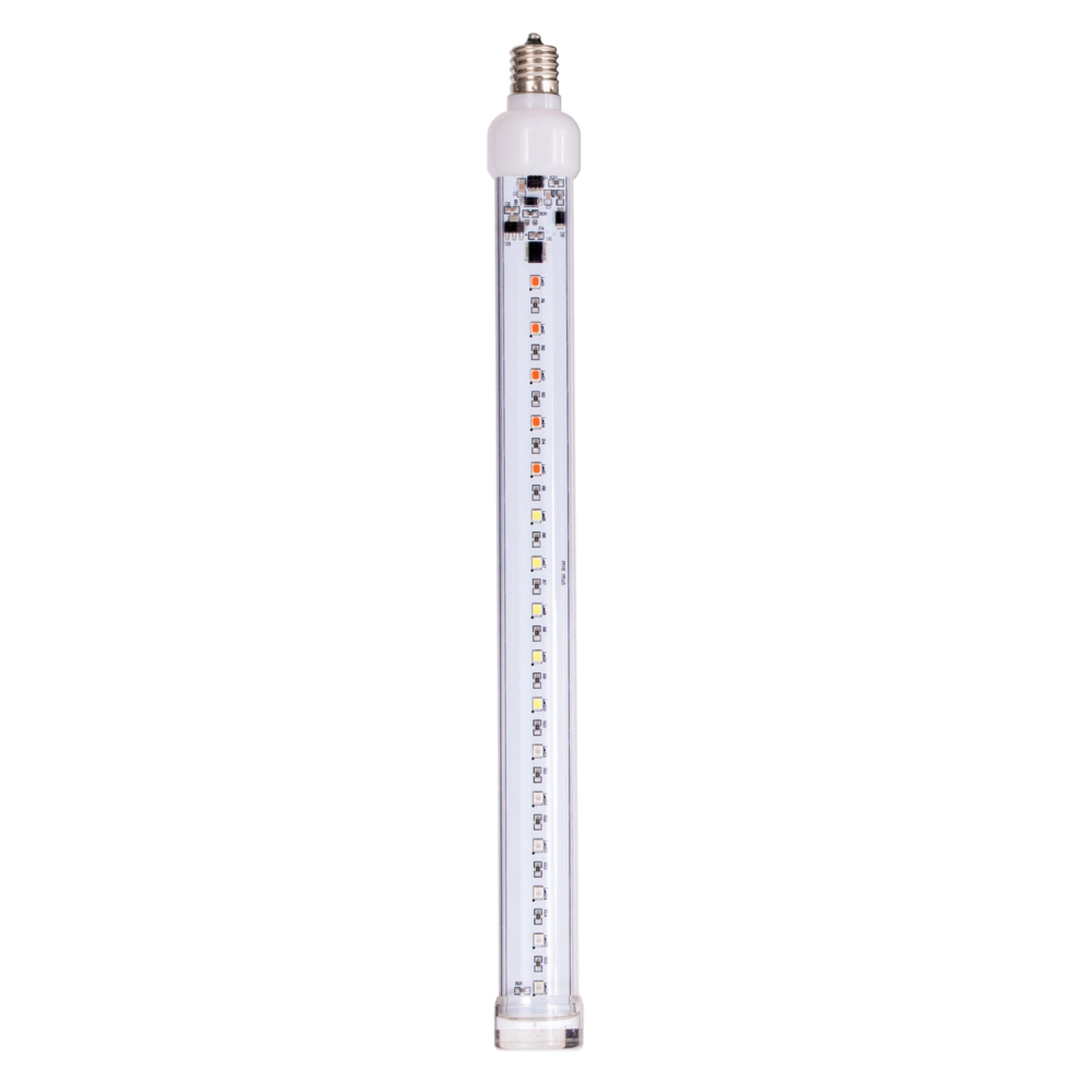 12'' Red-Wht-Grn C9 Led Snowfall Tube 5Pk