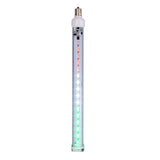 12'' Red-Wht-Grn C9 Led Snowfall Tube 5Pk