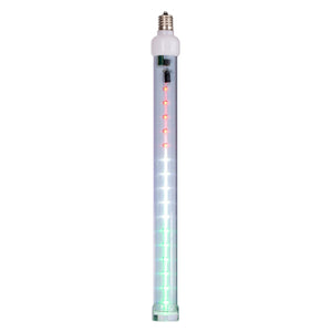 12'' Red-Wht-Grn C9 Led Snowfall Tube 5Pk