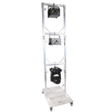 Prox Xt-Gru-Pkgx3 Truss Modular 3X Rapid U Grid Trio Package For Lighting - Moving Heads W-Rolling Aluminum Baseplate