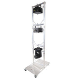 Prox Xt-Gru-Pkgx3 Truss Modular 3X Rapid U Grid Trio Package For Lighting - Moving Heads W-Rolling Aluminum Baseplate