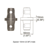 Prox Xt-Spmm10 Spacer 10Mm Male Coupler