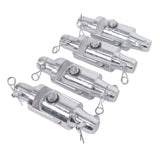 Pack Of 4 Conical Tube Ground Support Post Towers Male To Male Hinge Joint Fits F31 F32 F34
