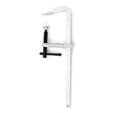 TCFF120600LD XTRweld 12 in Clamp, F, 600 PSI, Standard Pad, Steel Chrome