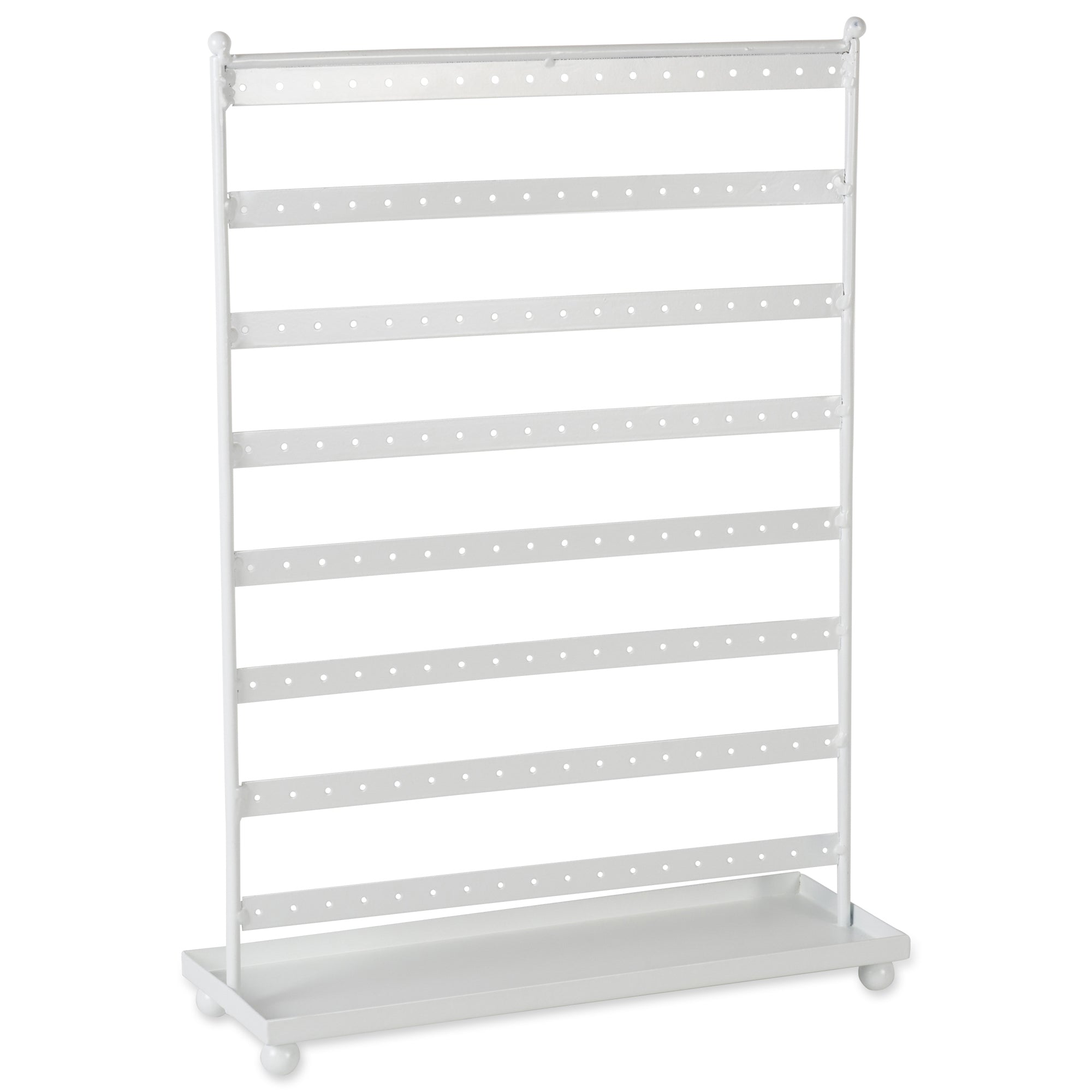 Dii Earring Stand With Tray White