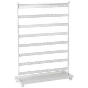 Dii Earring Stand With Tray White