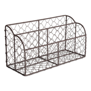 Dii Chicken Wire Metal Desktop Letter Holder