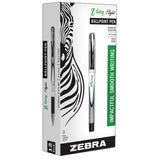 Z-Grip Flight Stick Pens, Black, Dozen