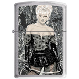 207Ci000610 - Zippo Procut 207 Street Chrome Lady With Whip
