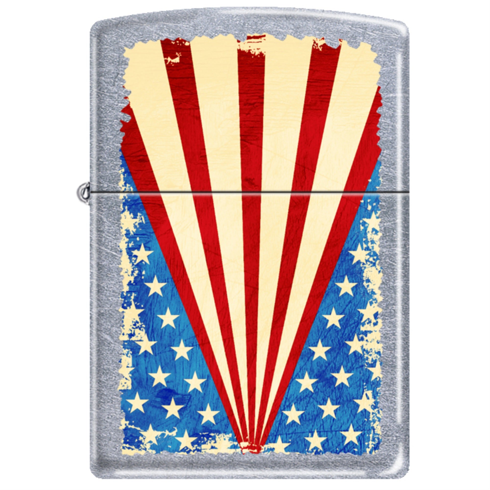 207Ci006231 - Zippo Procut 207 Street Chrome-Grunge Flag