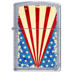 207Ci006231 - Zippo Procut 207 Street Chrome-Grunge Flag