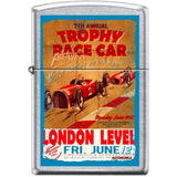207Ci401251 - Zippo Procut Street Chrome Trophy Race Car