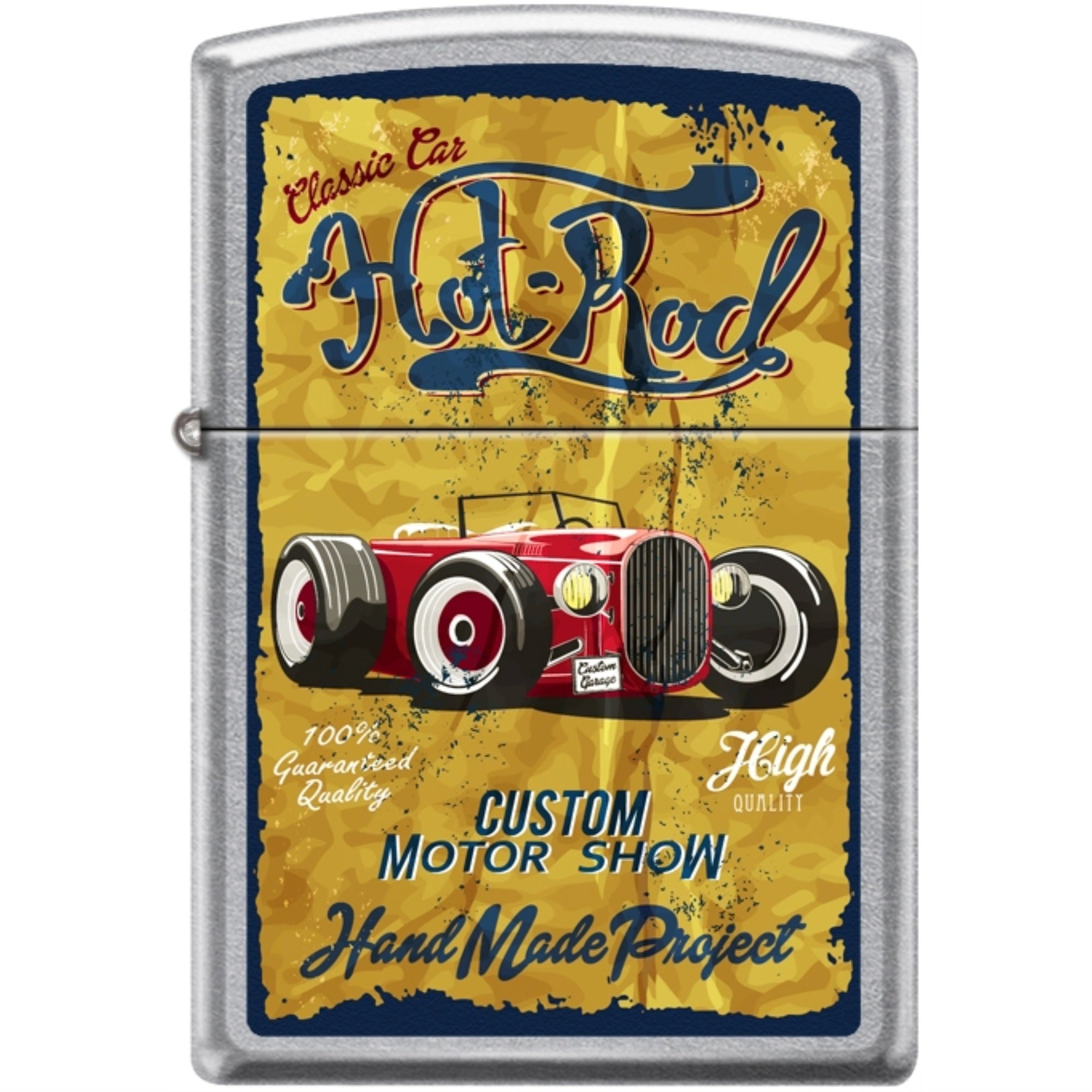 207Ci403724 - Zippo Procut Hot Rod Custom Motor Show Street Chrome