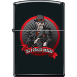 218Ci018448 - Zippo Procut Black Matte Zombie Mobster