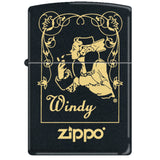 218Mp324619 - Zippo Procut 218 Black Matte-Windy Window