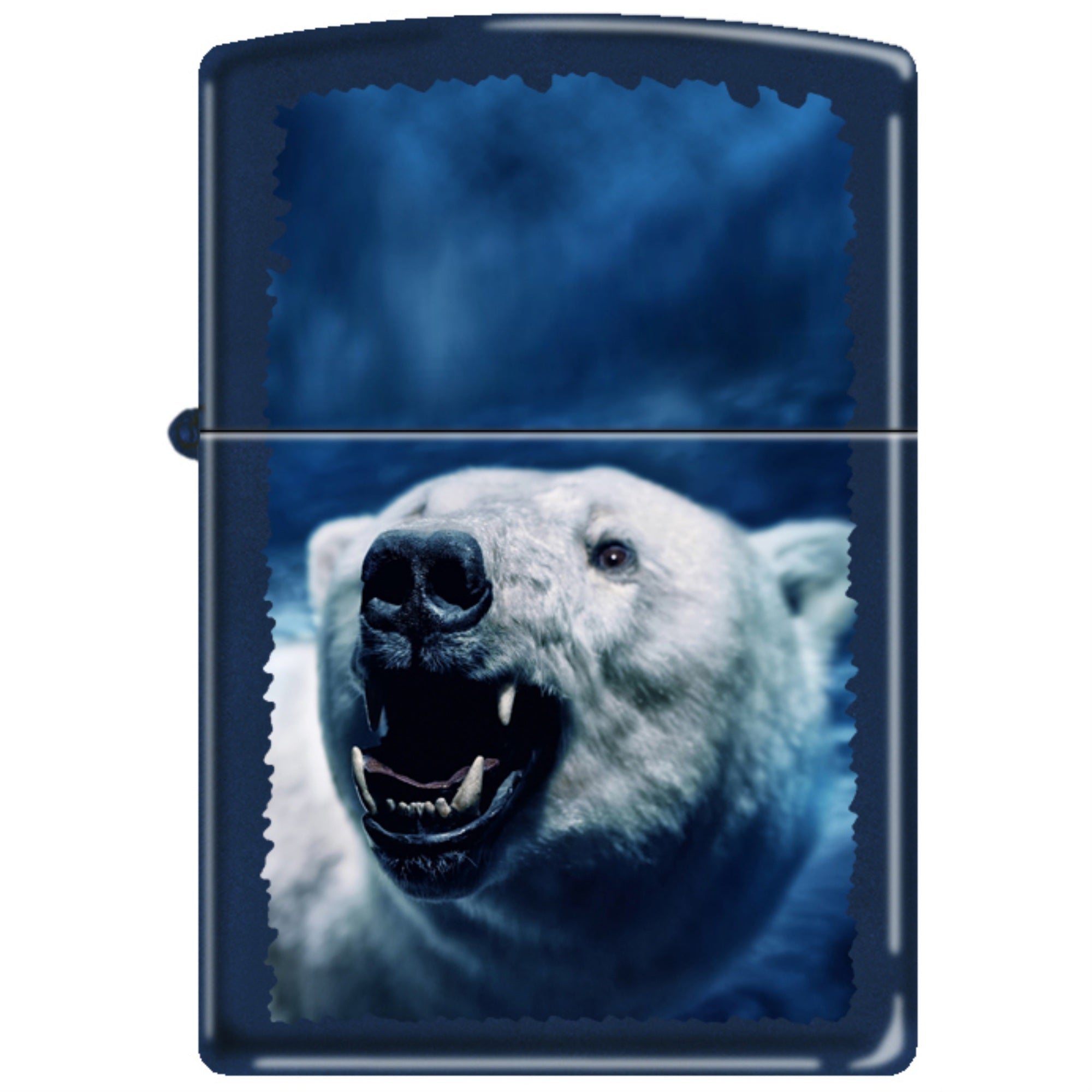 239Ci010227 - Zippo Procut 239 Navy Blue Matte-Polar Bear
