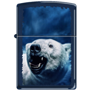 239Ci010227 - Zippo Procut 239 Navy Blue Matte-Polar Bear