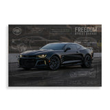 Camaro ZL1 Blueprint Poster
