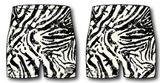 Women's High-Waisted Seamless Front Compression Training Shorts | Zebra Ops