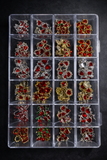 3D Charms- Assorted Red charms - 240pc