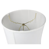 14"x16"x17" Large Drum Lampshade White Shantung, Large Cylinder Replacement Lamp Shade for Tall Table Lamps