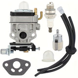 High-Performance Hipa PCV43 Carburetor Kit - Durable & Easy Install for 43cc Gas 2 Cycle Engines - Perfect Fit for Powermate PCV43 Tiller & Echo HCA-260 Trimmer Models - Premium Quality with Enhanced Throttle Response