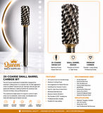 Carbide Bits 3X Coarse - Small Barrel