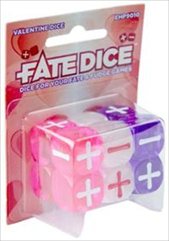 Evil Hat Productions 9010 Fate Dice - Valentine Dice