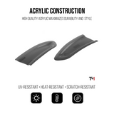 Smoked Tail Light with Rear Center Section Cover for 2016-2023 Dodge Charger By Tint My Light