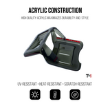 Smoked Taillight Covers for 2018-2026 Jeep Wrangler JL （OE LED Taillights）