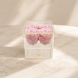 Acrylic 4 Drawer Box | Light Pink Roses